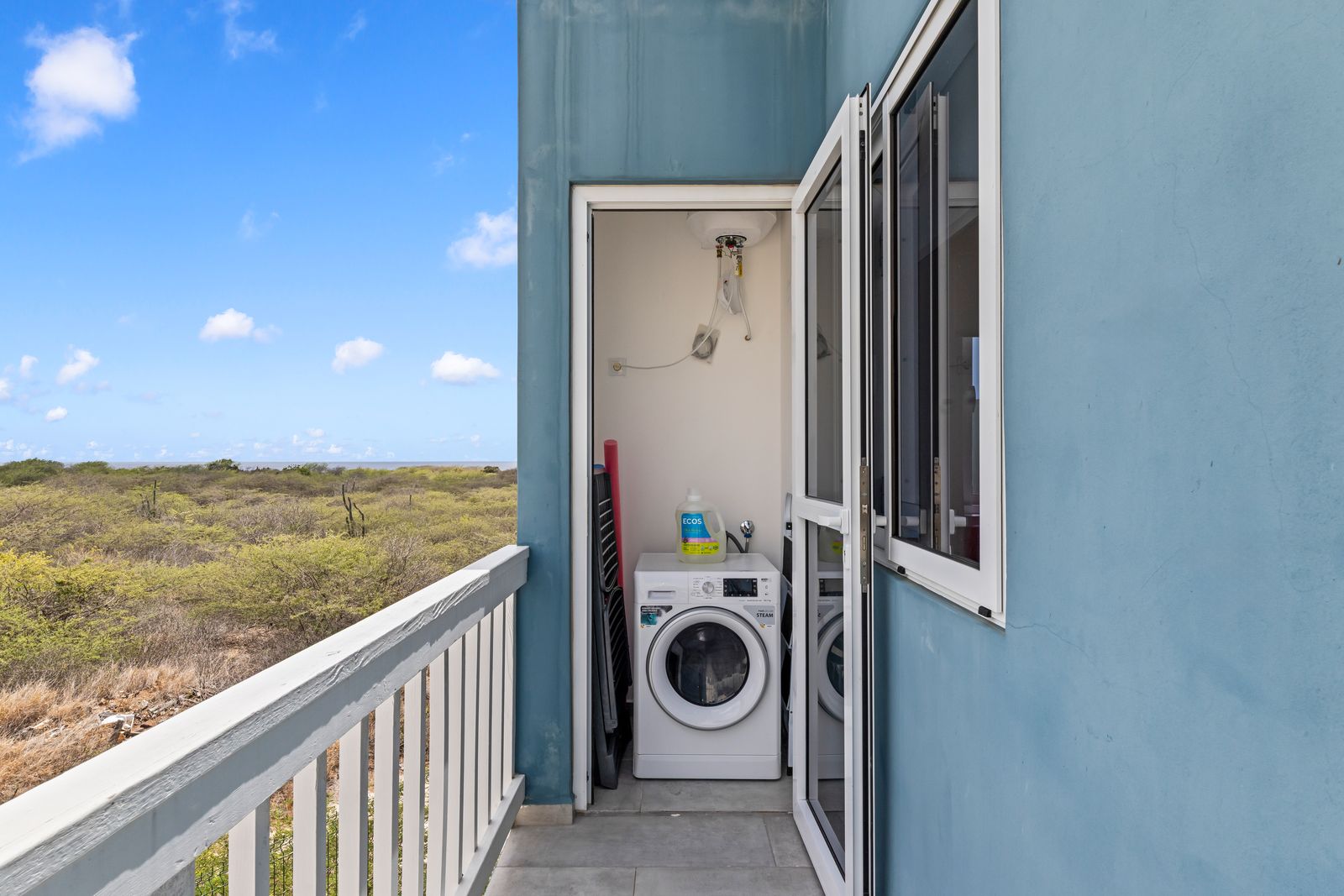 Washer and dryer